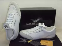 chaussures giorgio armani 2013 populaire man emporio tongue blanc